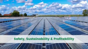 safety, sustainability, profitability